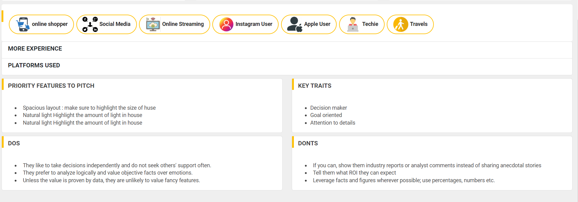 AI Persona — segmentation