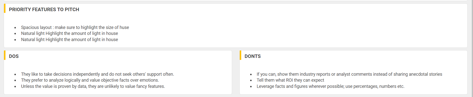 AI Persona — reporting